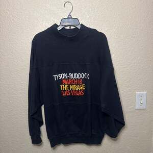 Vintage 1991 Mike Tyson vs Razor Ruddick official event sweatshirt. Size medium.